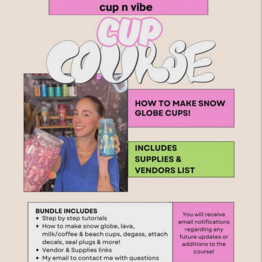 Full Cup Course + Vendor List