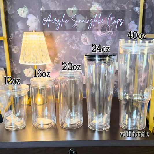Snowglobe Cups